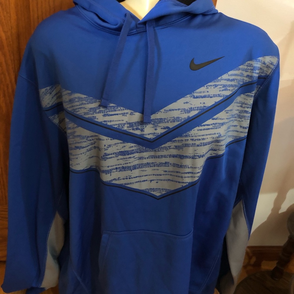 Nike Blue and Gray Performance Hoodie men’s XL